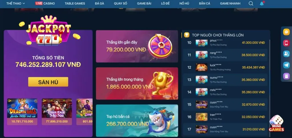 Bắn cá đổi thưởng tin1xbetvi